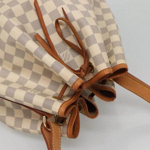 LOUIS VUITTON Damier Azur Noe Shoulder Bag LV Auth - Picture 7 of 16